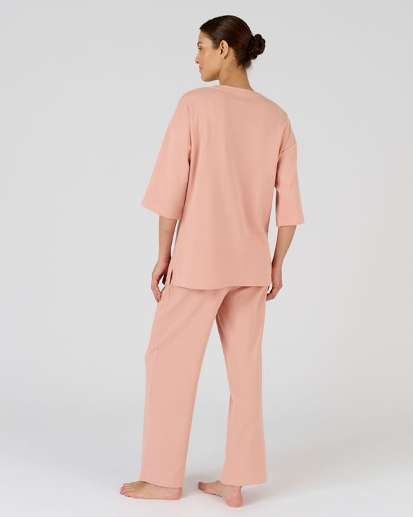 Pyjama en maille gaufrée