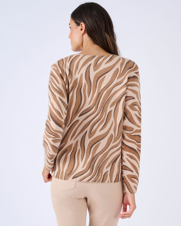 Pull imprimé animalier Thermolactyl