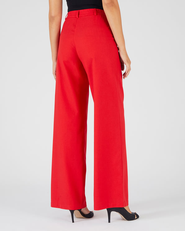 Pantalon mélange lin et coton