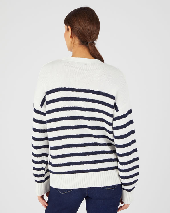 Gilet uni ou rayé esprit marin