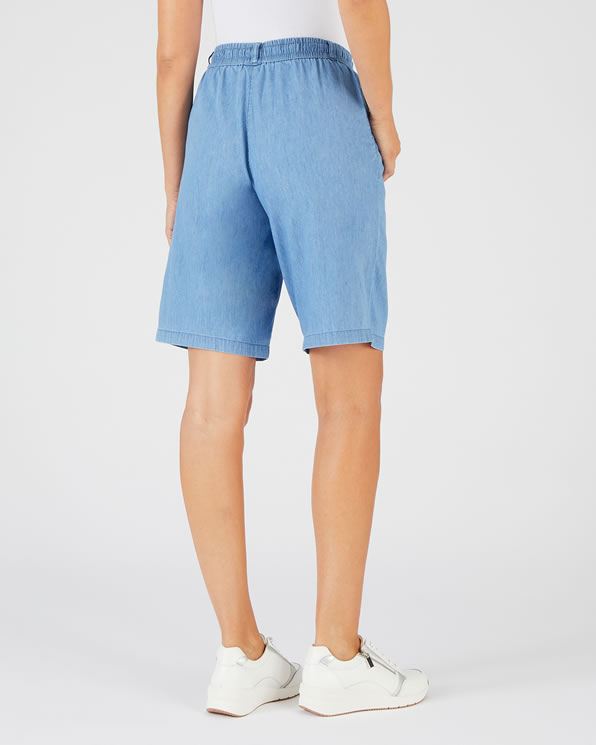 Bermuda tissu chambray