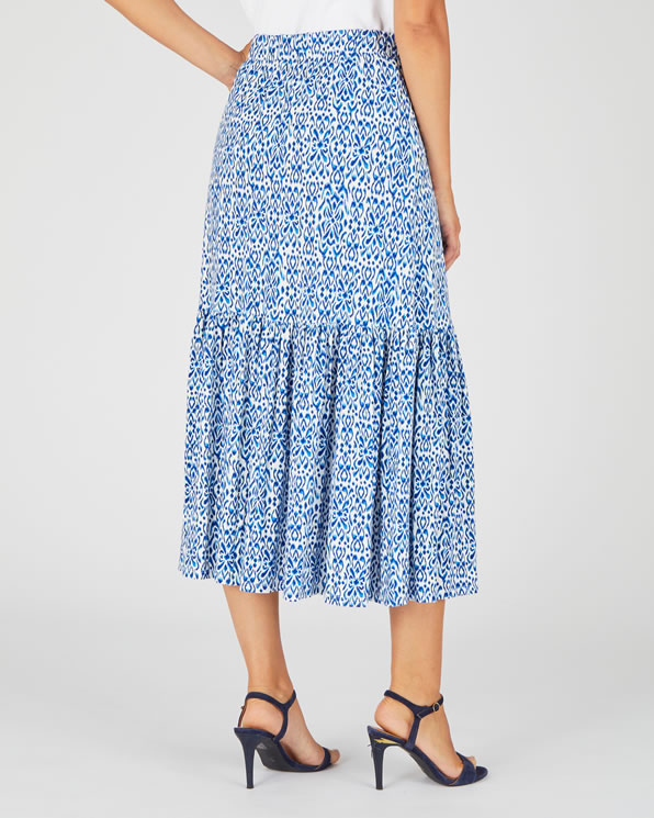 Jupe maille viscose stretch
