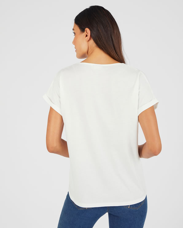 T-shirt bi-matière