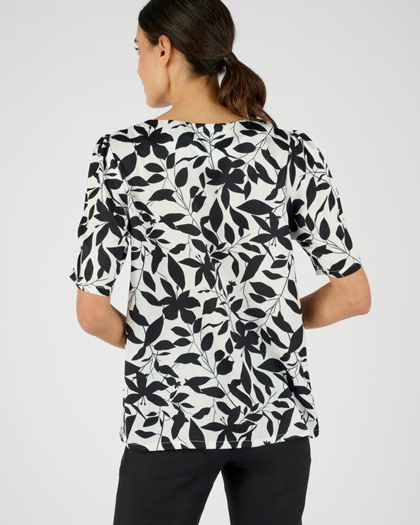 Blouse satinée