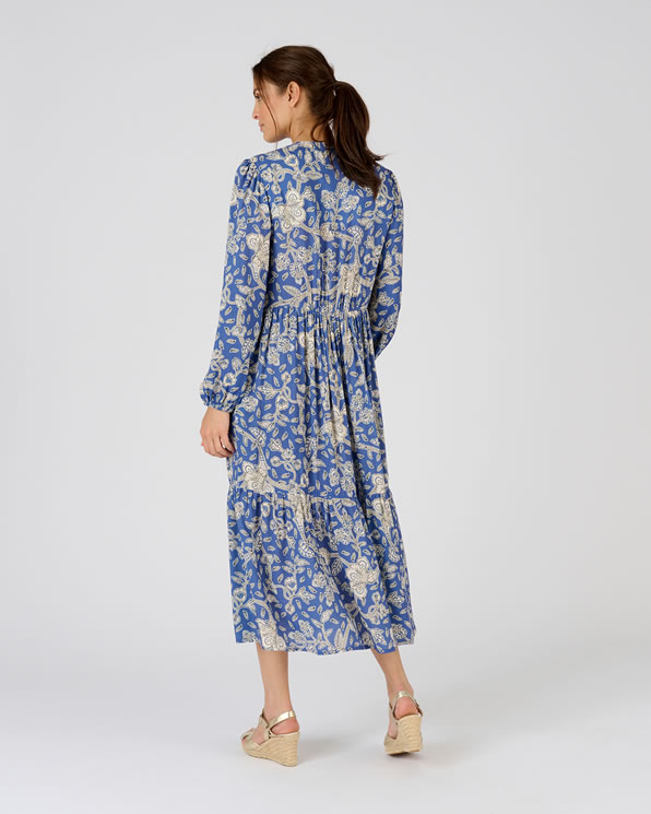 Robe à étages fibres pure viscose Lenzing™ EcoVero™
