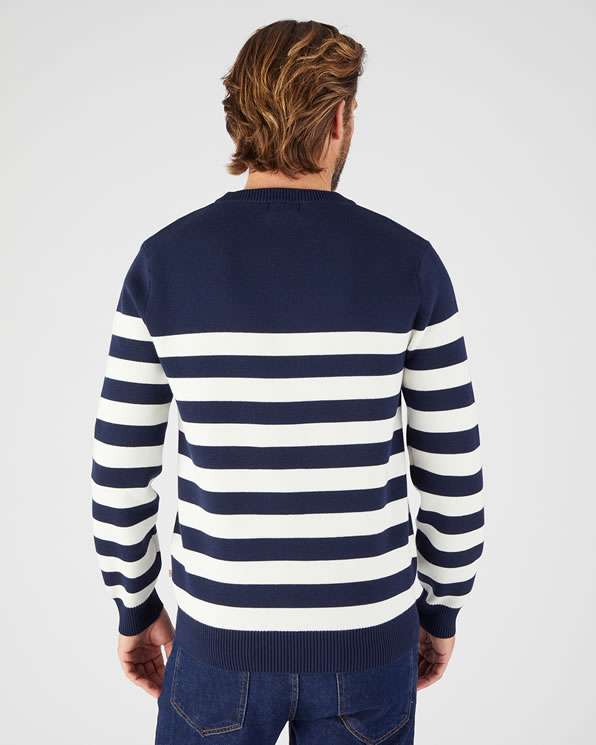 Pull esprit marinière