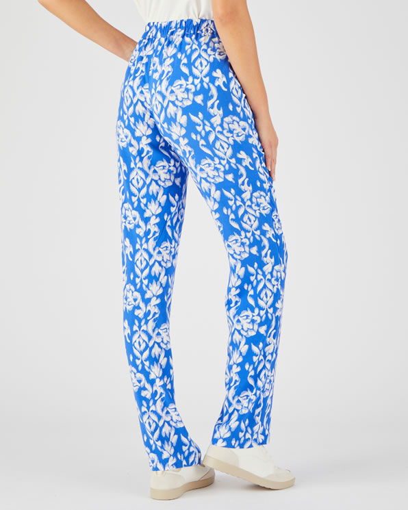 Pantalon imprimé ethnique pure viscose