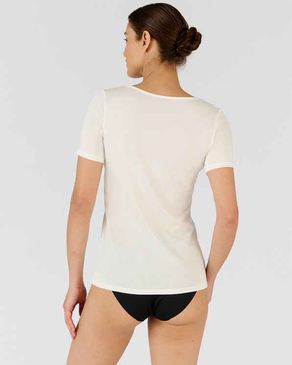 T-shirt Climatyl col dentelle