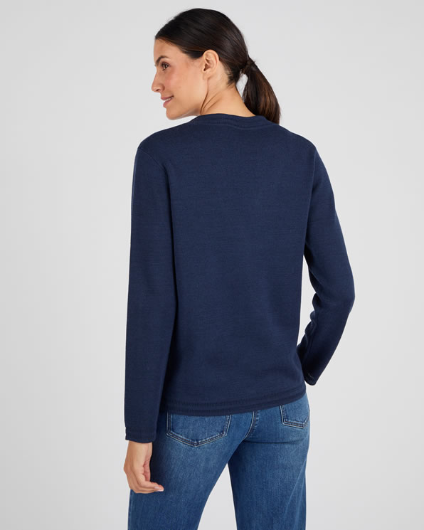 Gilet mélange laine mérinos