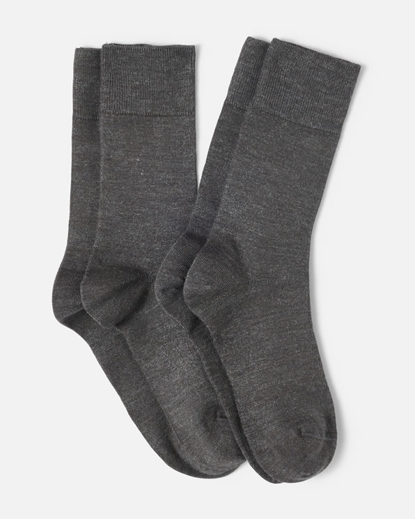 Lot de 2 paires de chaussettes mélange Thermolactyl et soie