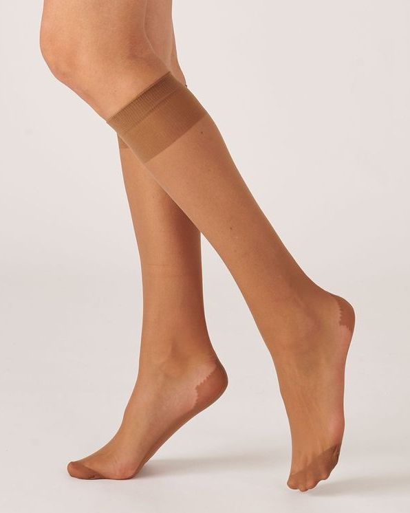 Lot de 4 paires de mi-bas mousse 20D