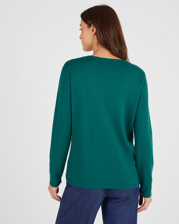 Pull maille fine à clous