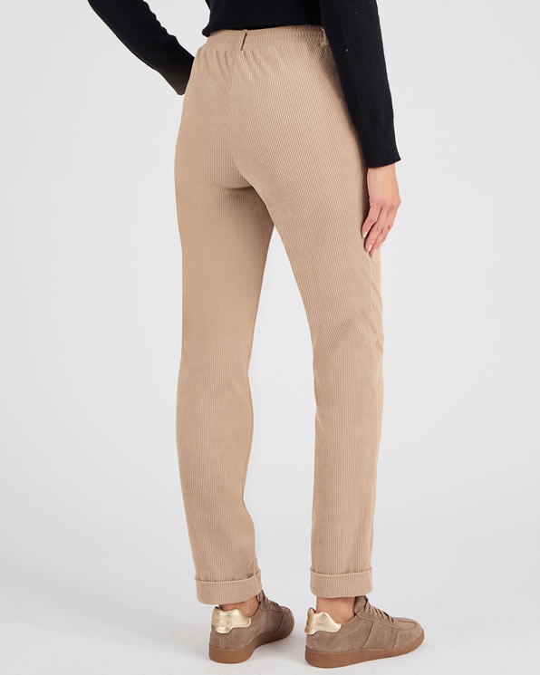 Pantalon velours milleraies enfilable