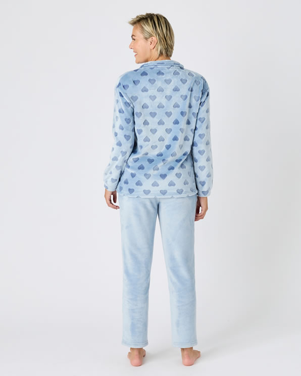 Pyjama Thermolactyl en maille polaire embossée