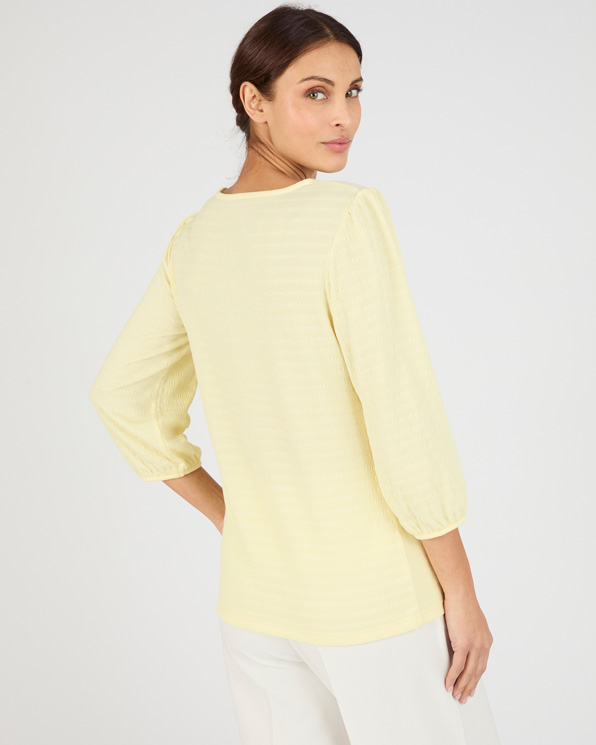 T-shirt maille texturée