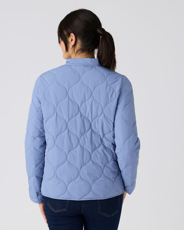 Veste gaufrée matelassée