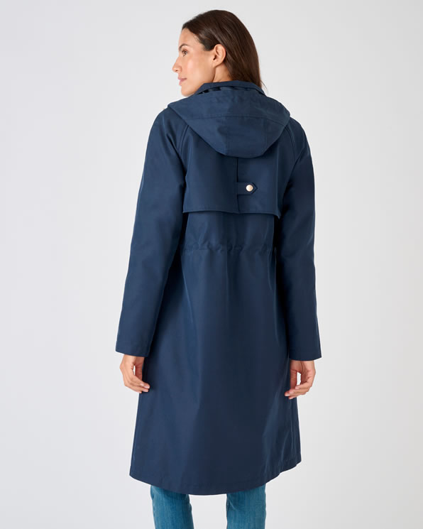 Parka longue esprit trench