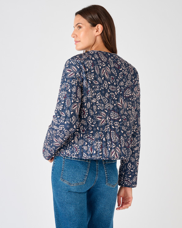 Veste matelassée imprimée