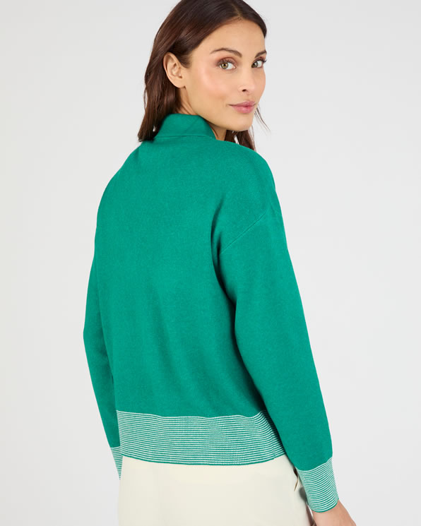 Gilet zippé col polo