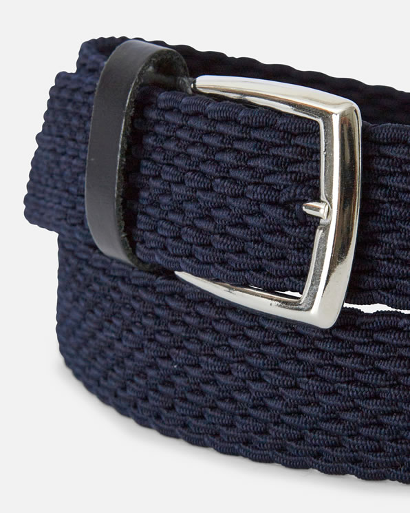 Ceinture tressée homme