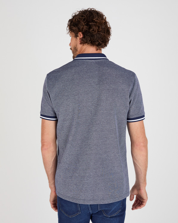 Polo manches courtes en maille piquée