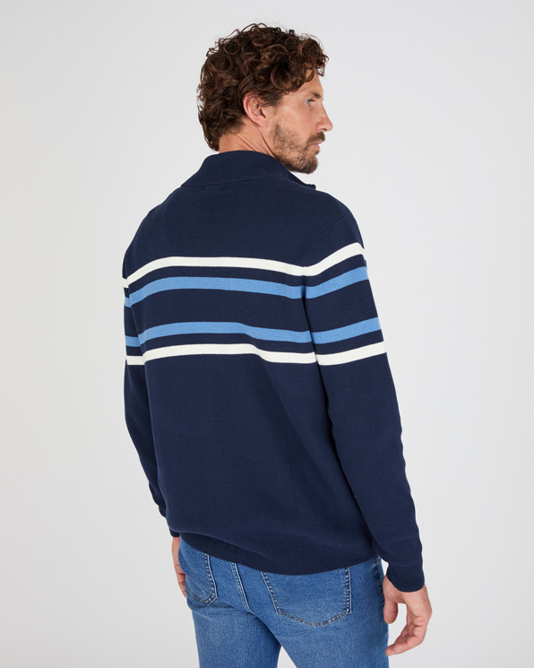 Gilet zippé col montant