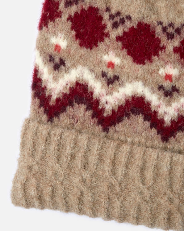Bonnet Thermolactyl maille chinée et jacquard