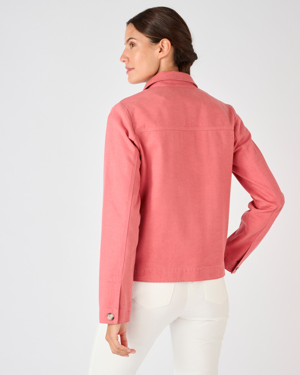 Veste mélange fibres Lyocell Tencel™ et coton
