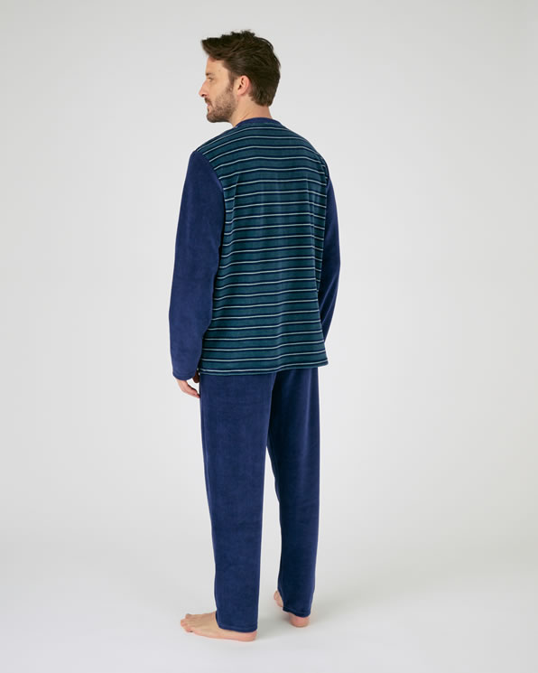 Pyjama velours coton mélangé