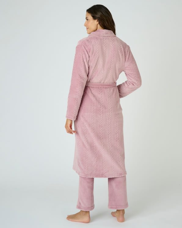 Robe de chambre Thermolactyl en maille reliéfée