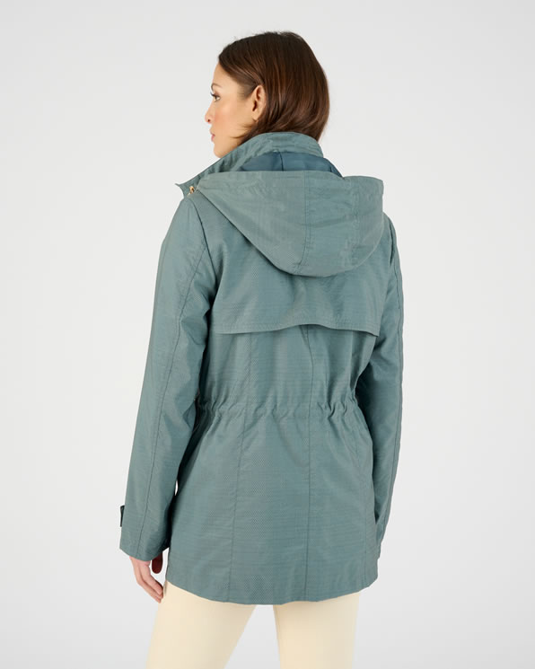 Parka légère et souple effet satiné