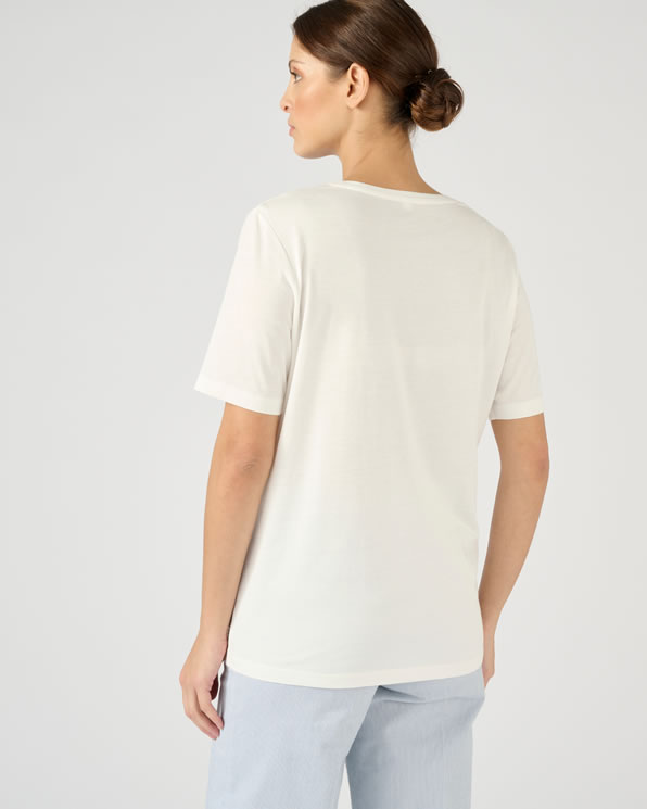 T-shirt maille jersey pur coton biologique