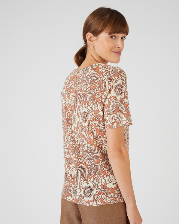 T-shirt mélange lin