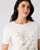 T-shirt maille jersey motif placé esprit tropical