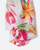 Foulard voile fleurs tropicales.