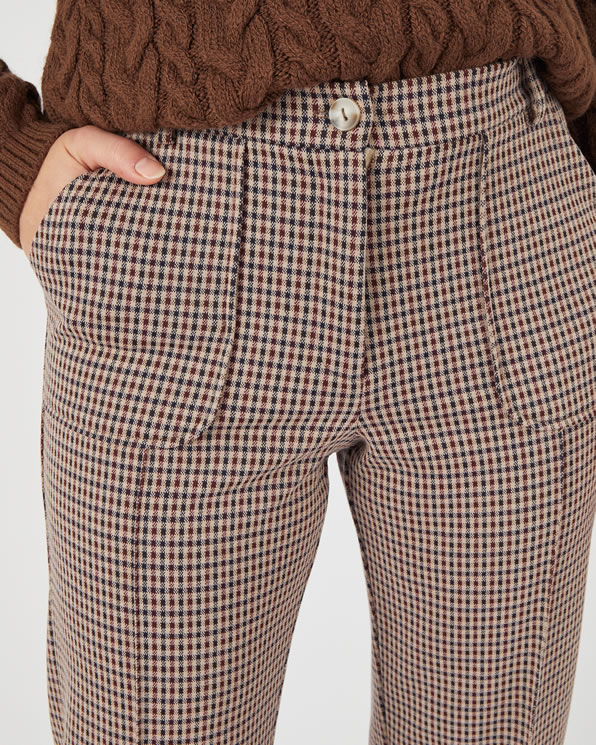 Pantalon maille milano jacquard