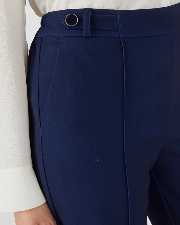 Pantalon maille crêpe enfilable
