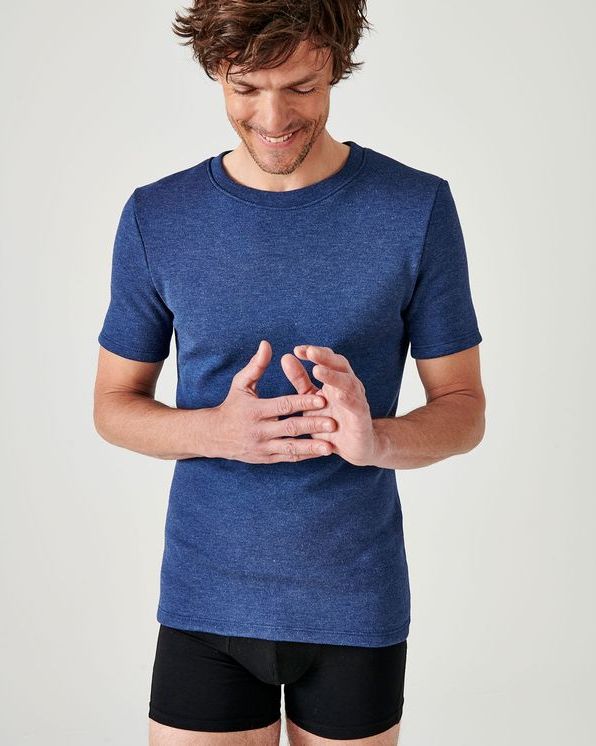 T-shirt Thermolactyl manches courtes, molleton gratté