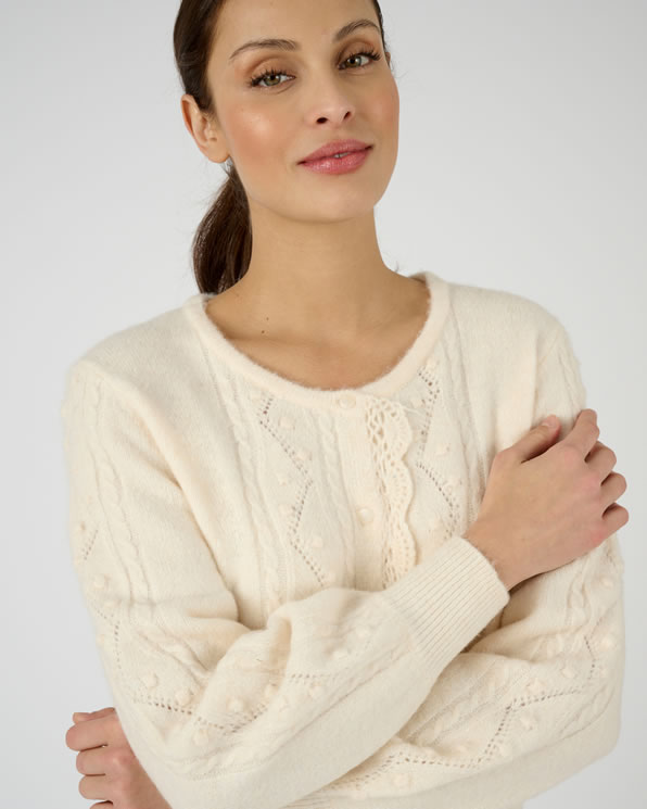 Cardigan maille fantaisie Thermolactyl