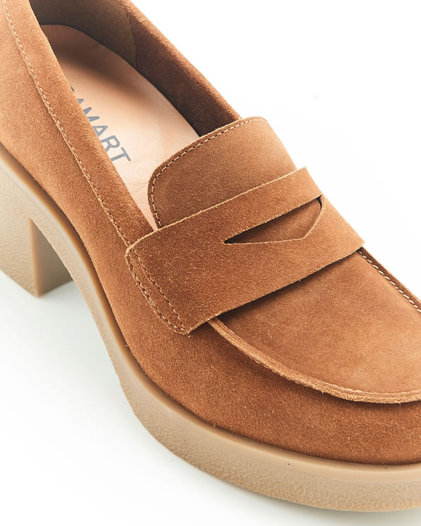 Mocassins à talon Amortyl