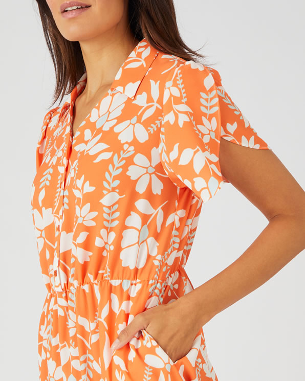 Robe crêpe reliéfé
