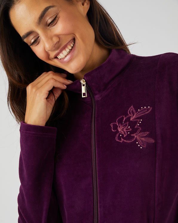 Ensemble de détente en maille velours