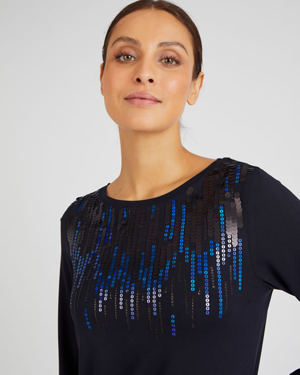 T-shirt à sequins