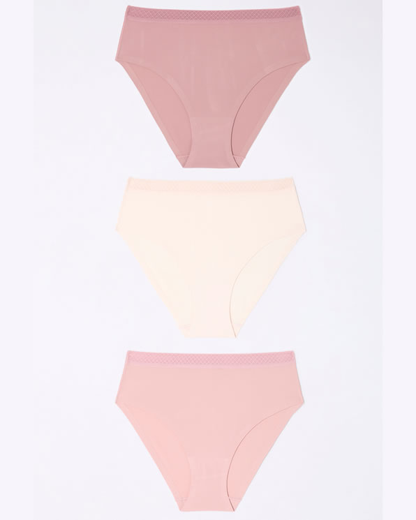 Lot de 3 culottes midi sans coutures