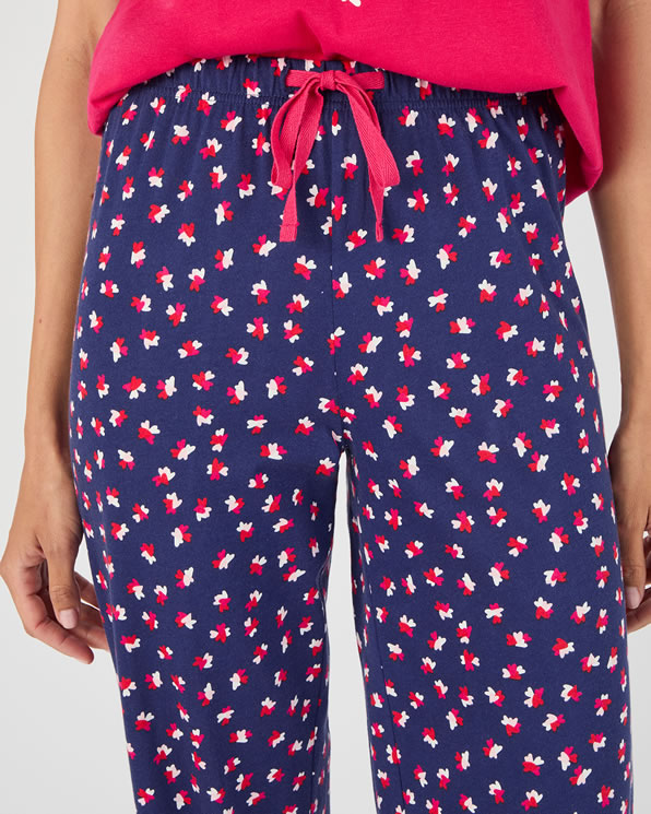 Pantalon de pyjama pur coton peigné