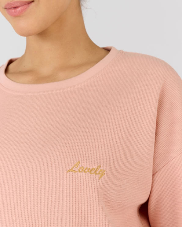 Pyjama en maille gaufrée