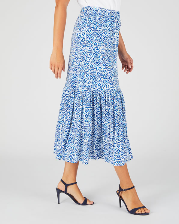 Jupe maille viscose stretch