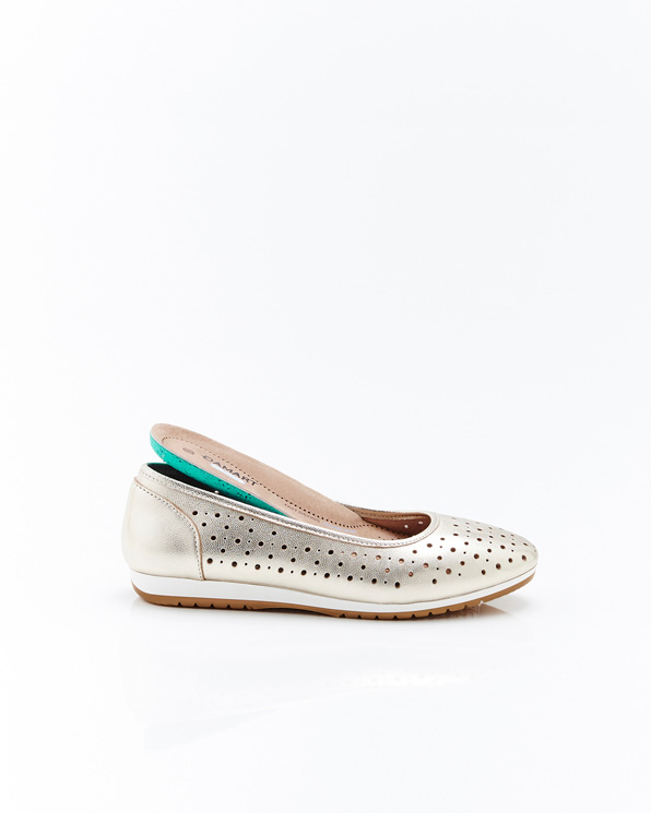 Ballerines Climatyl dessus cuir perforé