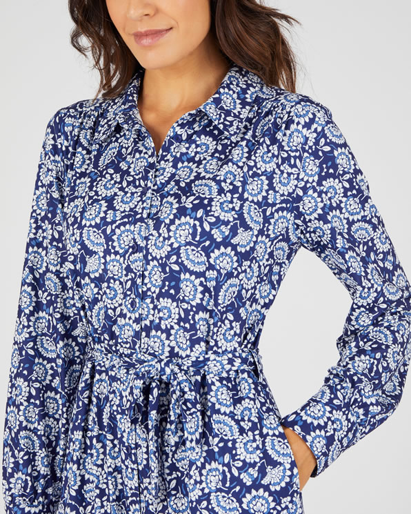 Robe boutonnée maille chaude