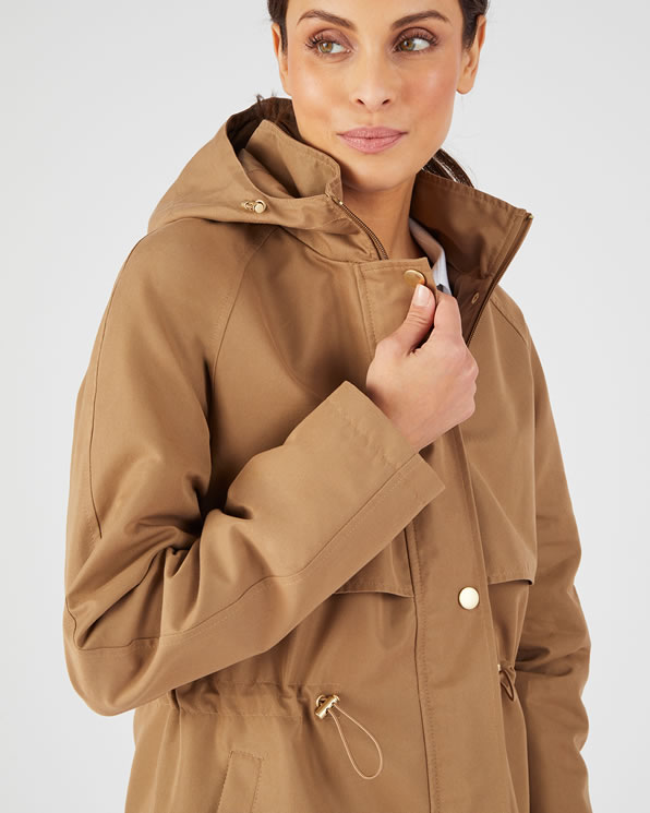Parka longue esprit trench